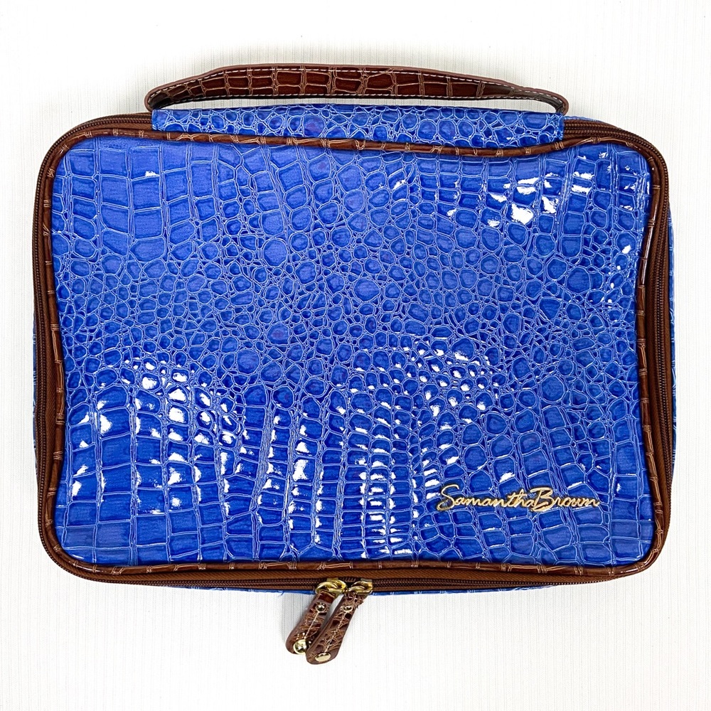 Samantha Brown Travel Packing Cubes Blue Crocodile